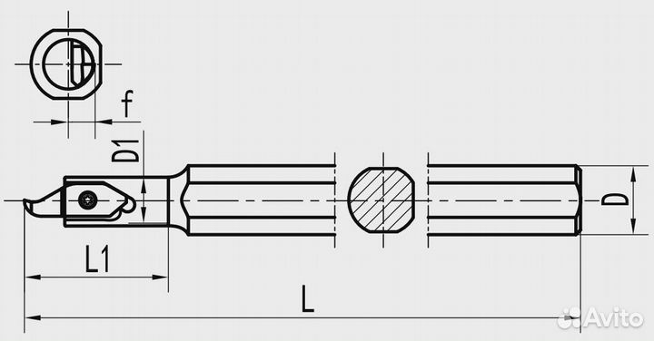 Корпуса резцов kspdr