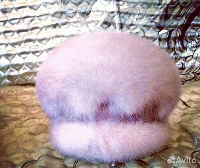 Шапка норковая женская. Норковый берет женский