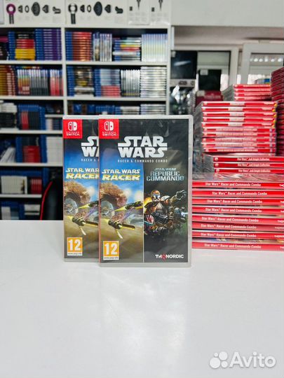 Nintendo Switch Star Wars Racer and Commando Combo