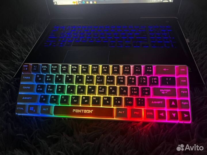 Игровая мембранная клавиатура с подсветкой