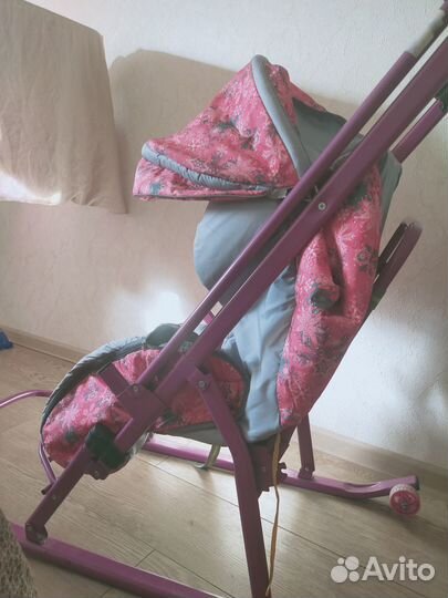 Детские санки коляска