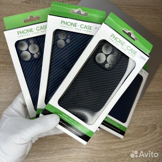 Карбоновые чехлы iPhone 11/12/13/13Pro/Max