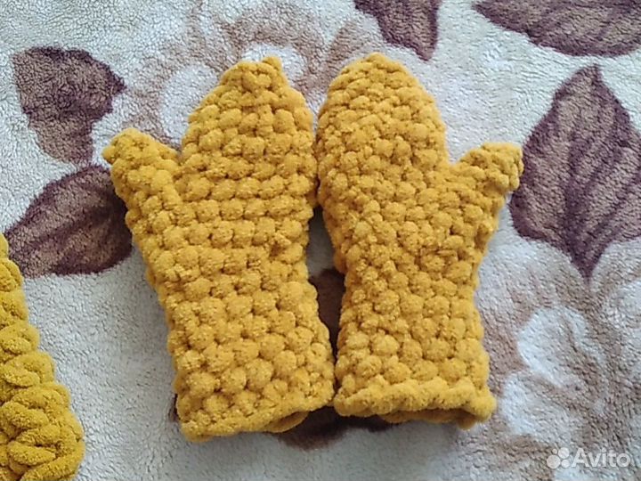 Балаклава с варежками