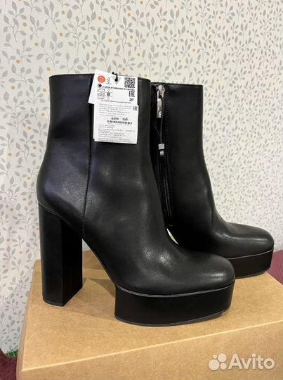 Ботильоны zara 40 новые