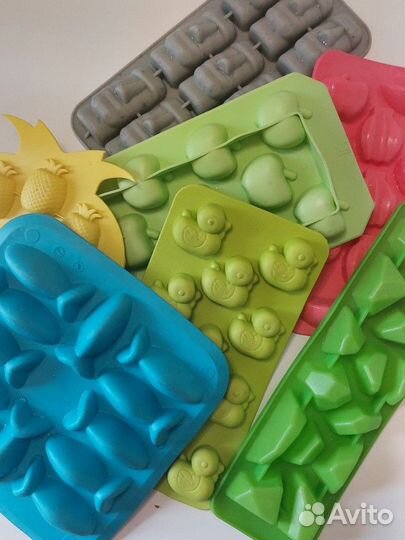Силиконовые формы для шоколада, конфет, льда