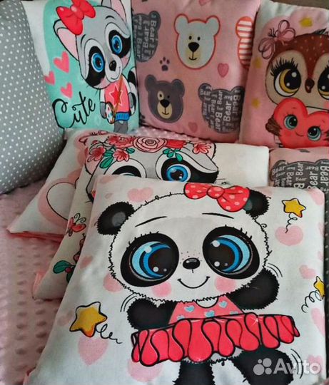 Бортики в детскую кроватку