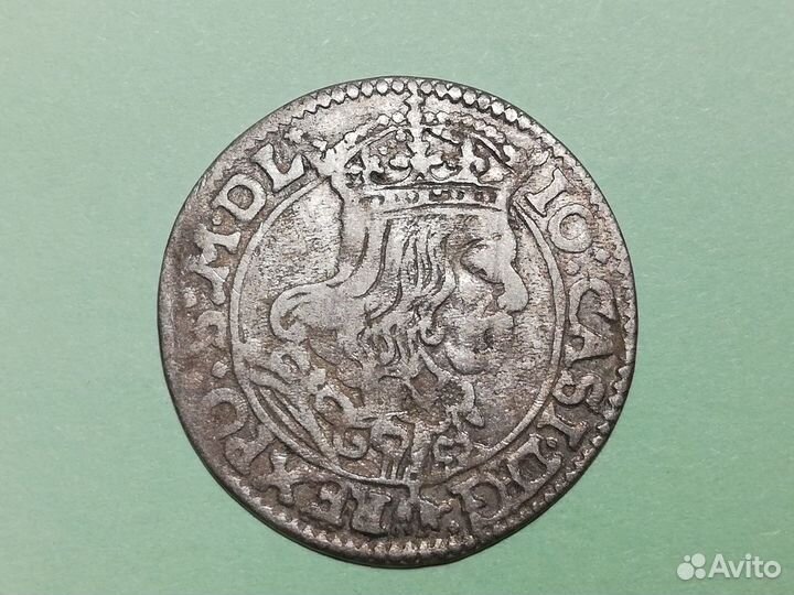 Монеты 6 грошей Польша Серебро Оригинал