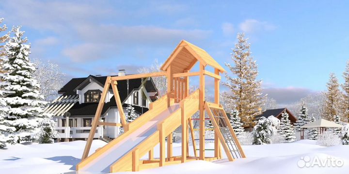 Детская площадка зима/лето