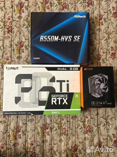 Игровой Ryzen 5 4600G, 16gb, RTX 3060Ti, 600W