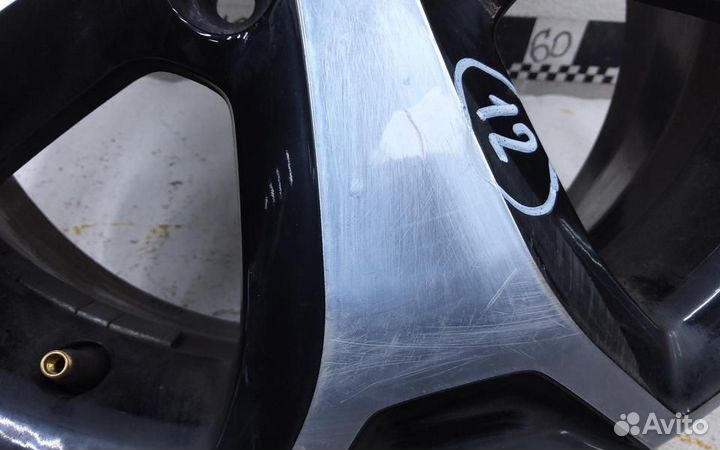 Диск колеса литой Renault Kaptur R16 черно-серебри