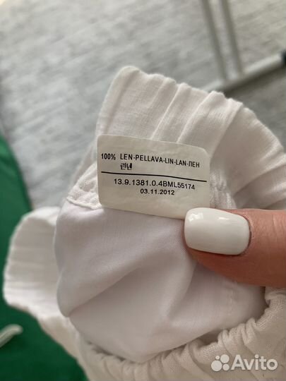 Брюки benetton лен