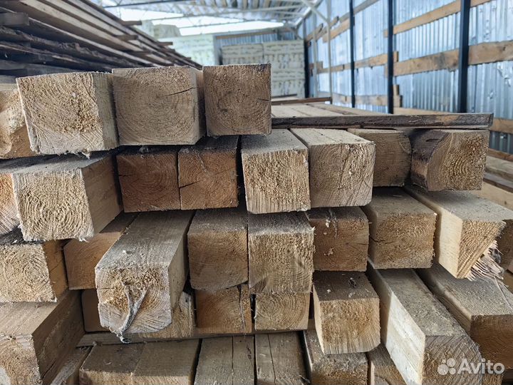 Доска обрезная 25х150х6000 3 сорт и брус