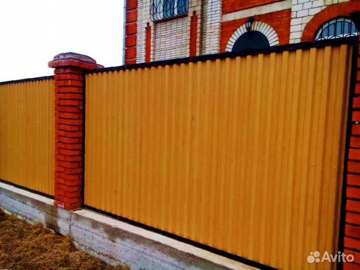 Забор из профнастила
