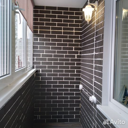 Гибкий кирпич на сетке для фасада