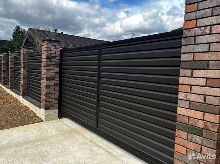 Забор жалюзи