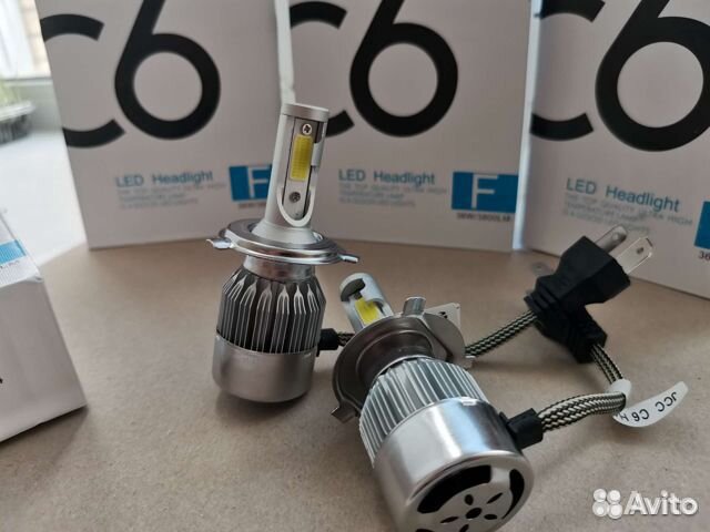 Led светодиодные лампы H4 H1 H3 H7 H11