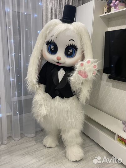 Поздравление от зайки