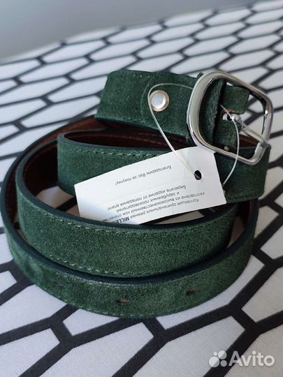 Ремень женский натуральная кожа замша Новый