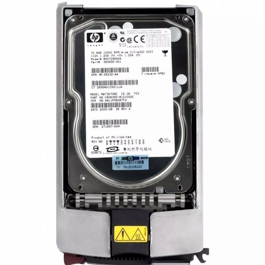 [365695-001] Жесткий Диск Hp Bd0728856a 72,8gb U320scsi 3.5" 365695-001
