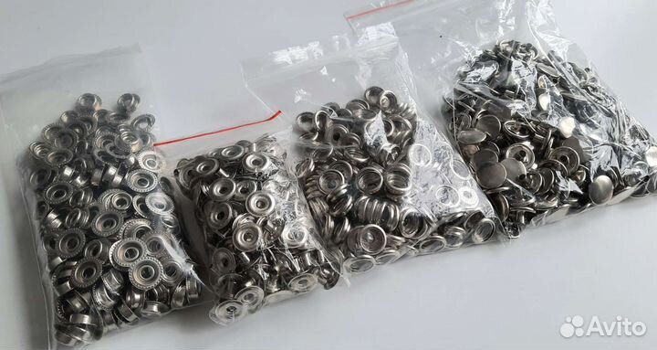 Кнопка кольцевая 15 мм никель