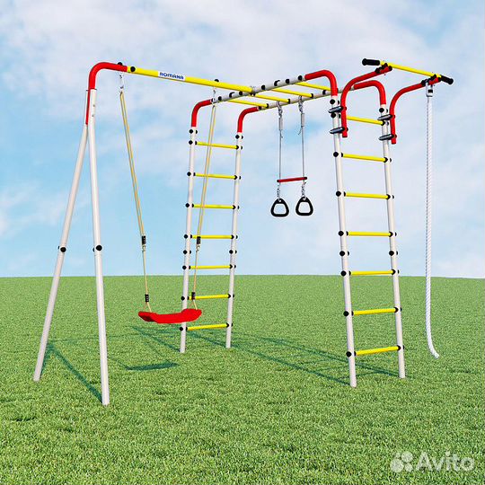 Спорткомплекс Весёлая лужайка с качелями