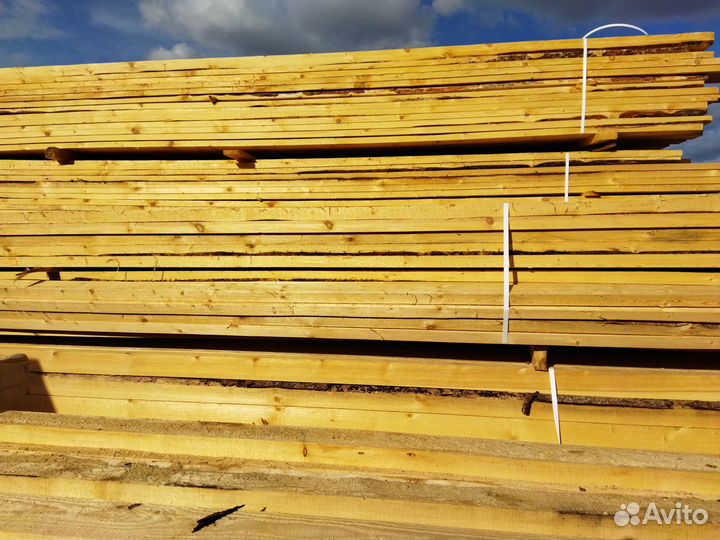 Доска 40х150, брус, пиломатериал своя пилорама