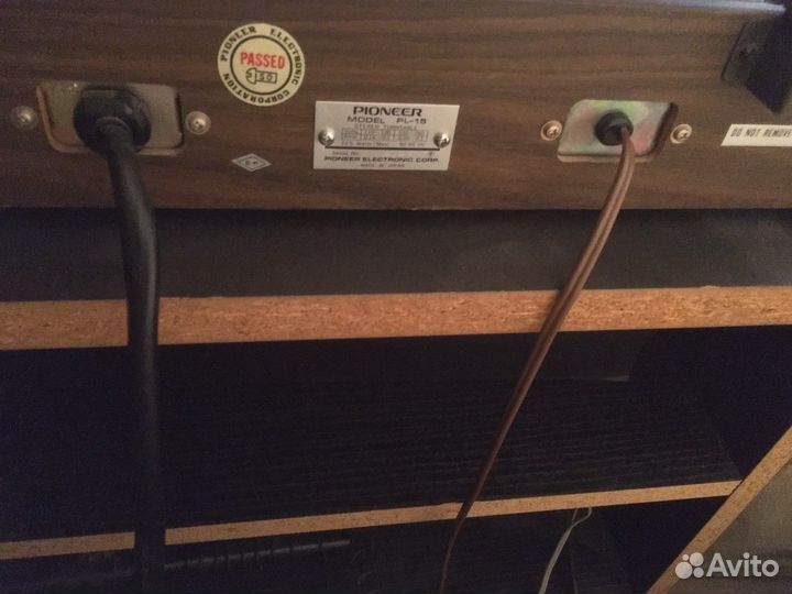 Проигрыватель винила pioneer pl-15 + fisher MT