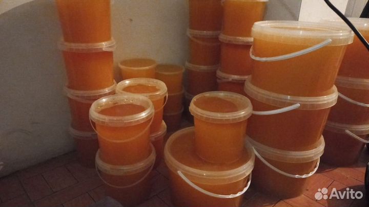 Мед Натуральный Подсолнух, Гречиха, Цветочный