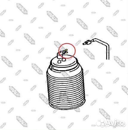 Фиксатор пневмомагистрали lexus 4893430010