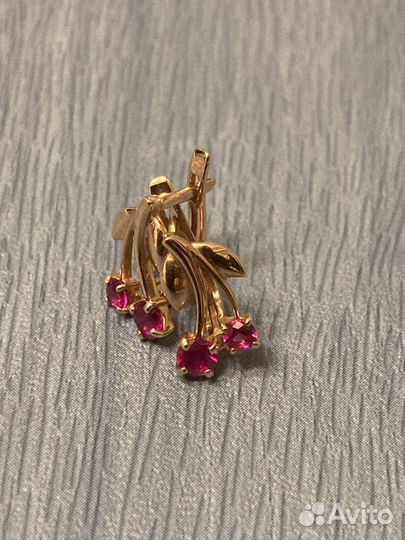 Серьги золотые для девочки