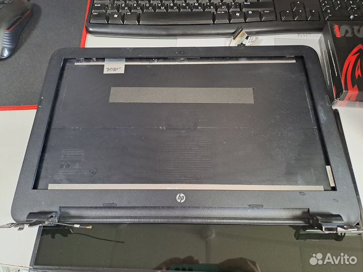 Крышка экрана HP 15-ba045 + шарниры