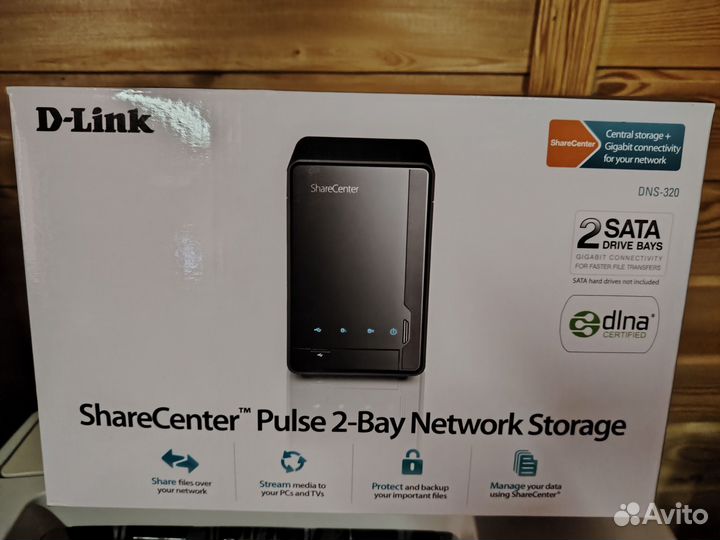 Сетевое хранилище d-link dns-320