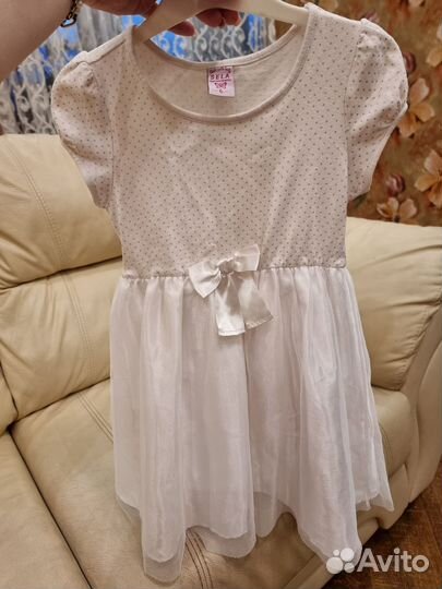 Платье летнее для девочки 6 лет 116-122