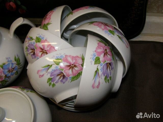 Чайный сервиз на 12 персон. Дулево. ссср. Новый