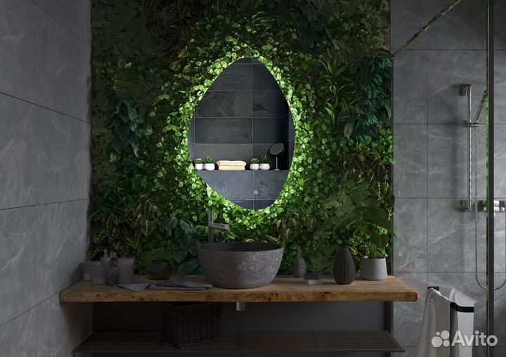 Зеркало с подсветкой для ванной