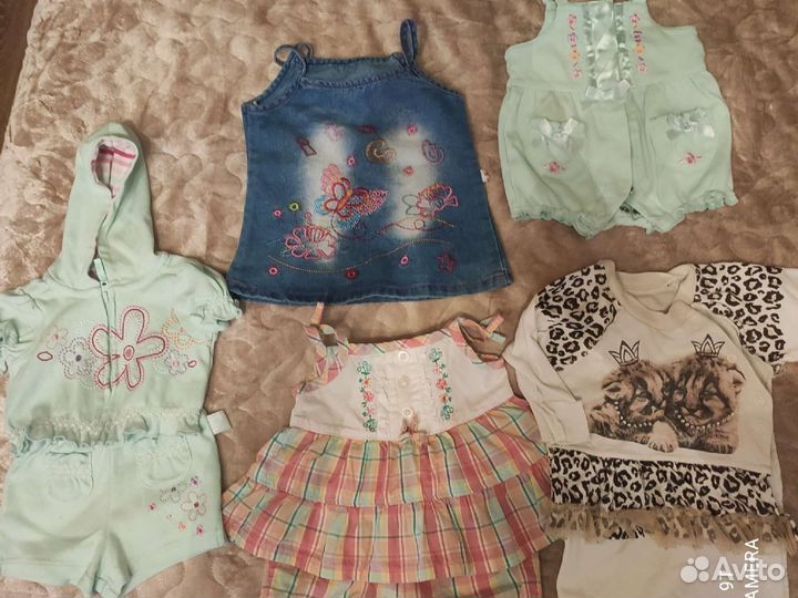 Детская одежда для девочек пакетом