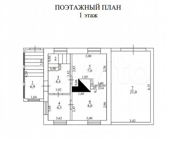 Дом 123 м² на участке 10 сот.