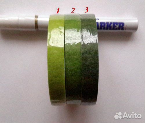 Тейп-лента для творчества и флористики - 5 цветов