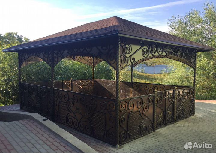 Кованые беседки