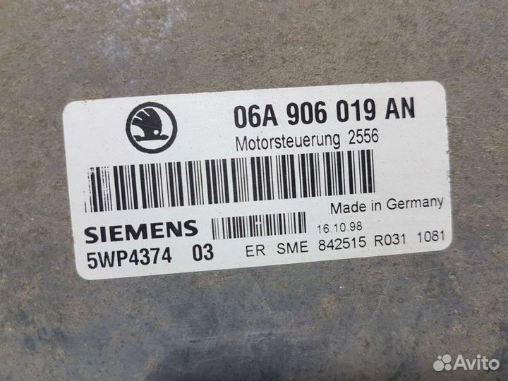 Эбу Skoda Octavia tour a4 1.6 AKL 101 Л.С