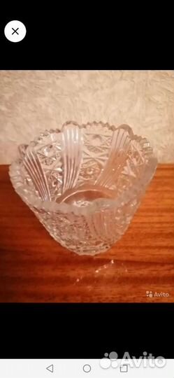 Вазы хрустальные