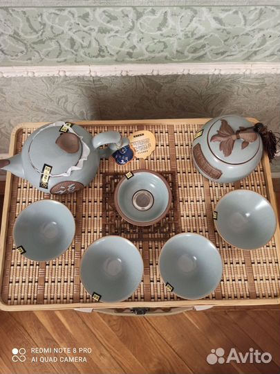 Набор для чайной церемонии глина