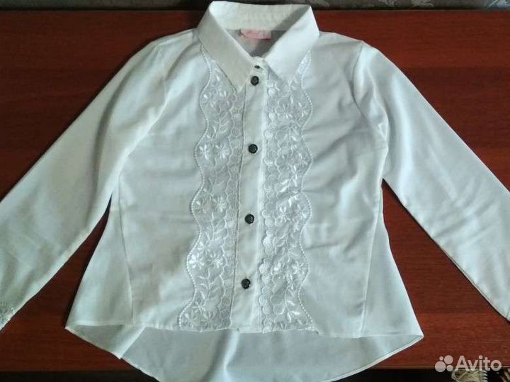 Рубашка школьная для девочки 134