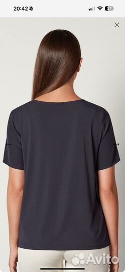 Футболка размер М блуза шелк и модал Falconeri