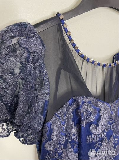 Платье со стразами