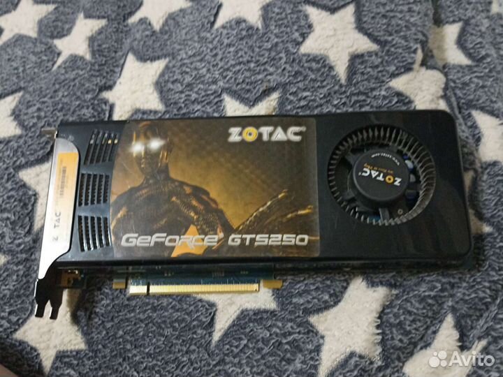 Видеокарта zotac GTS250 1GB 256BIT DDR3