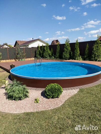 Бассейн каркасный Морозостойкий. Монтаж Сервис