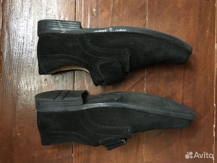 Туфли для мальчика, натуральная замша, размер 35