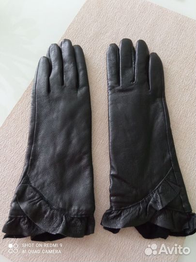 Перчатки женские натуральная кожа