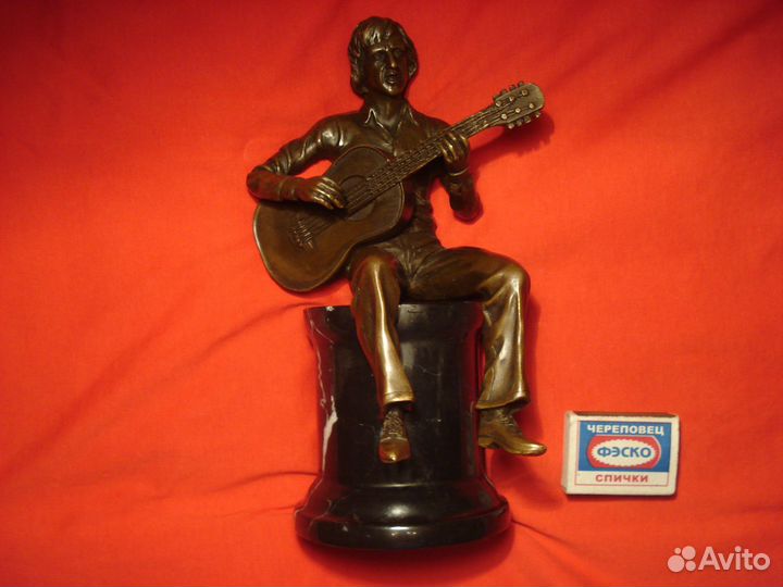 Статуэтка 24 см Бронза СССР Владимир Высоцкий Бард